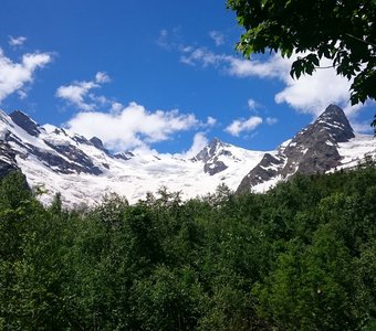 Домбай Аликбекский ледник