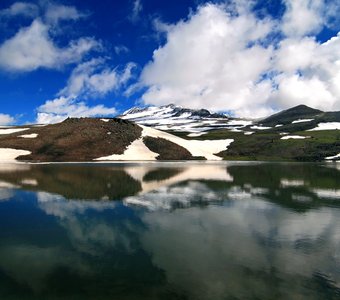 Озеро Кари и гора Арагац