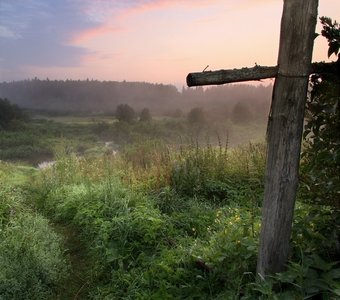 Граница. На краю деревни.