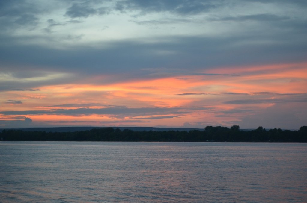 Закат над рекой Кривуша