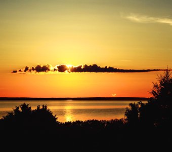 Закат над Финским заливом