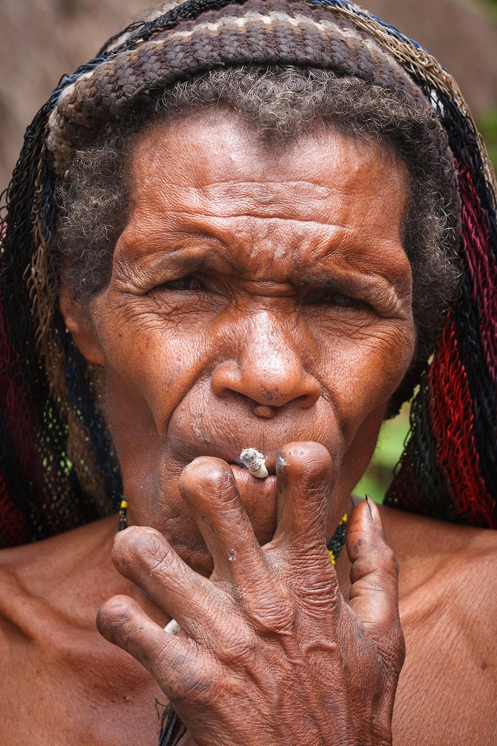 Папуасская женщина, Wamena, Индонезия