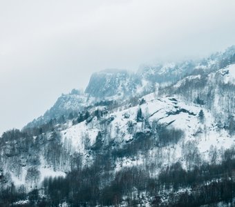 Снегопад на Бабыргане
