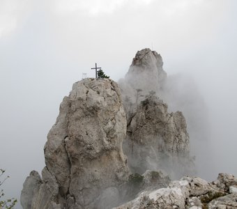 В облаках