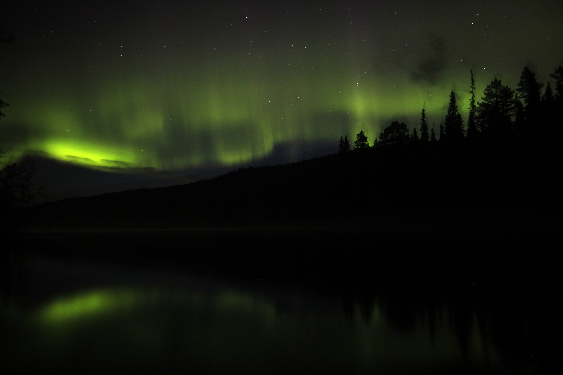 Северное сияние в начале сентября!
