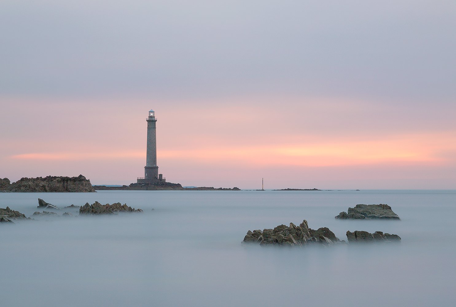 Lighthouse of Goury at Cap de la Hague, Normandy, France