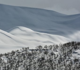 Волны из снега