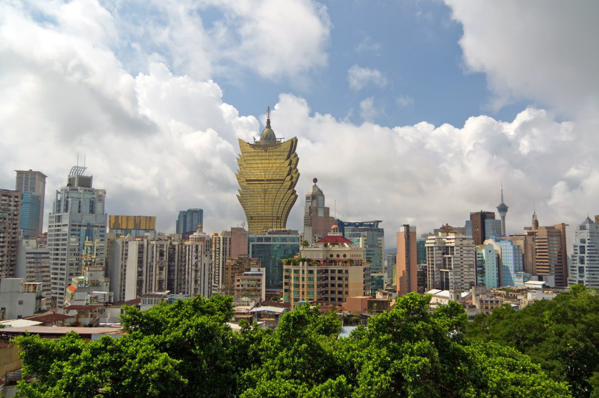 Макао с высоты Guia Hill