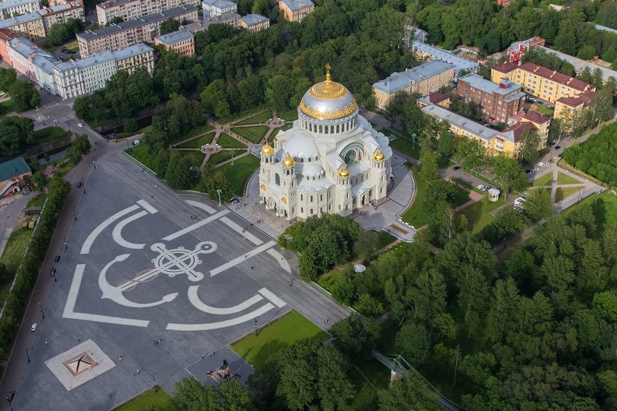 St Nicholas Naval Cathedral in Kronstadt