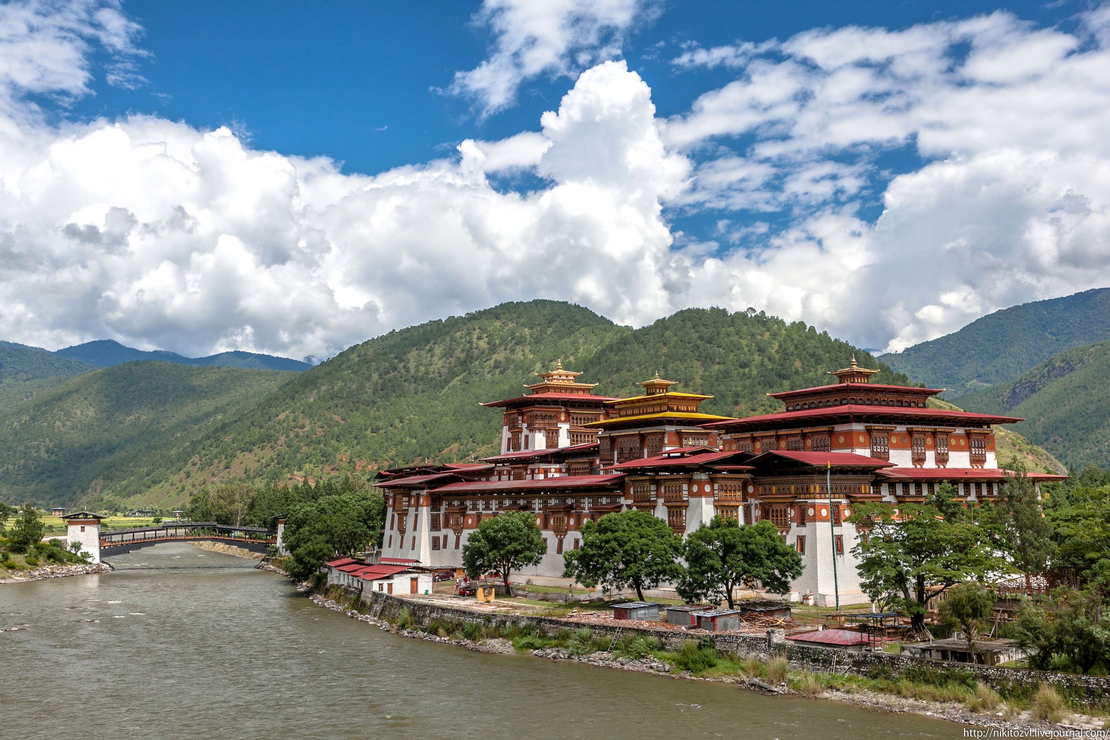 Монастырь Пунакха-дзонг. Бутан