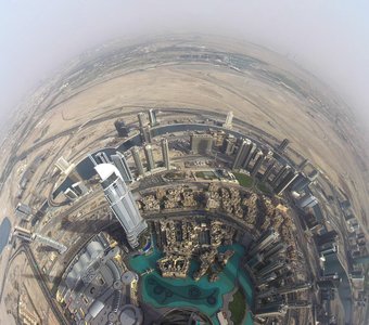 Вид на Дубай