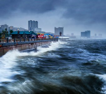 Тайфун «Гони» во Владивостоке