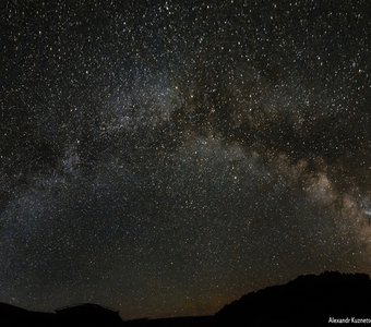 Звездная панорама в Северном Тянь-Шане