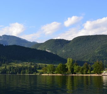Прогулка по озеру Бохинь