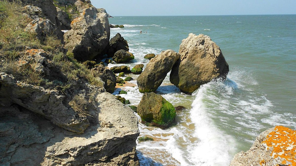 Крым Азовское море Генеральские пляжи