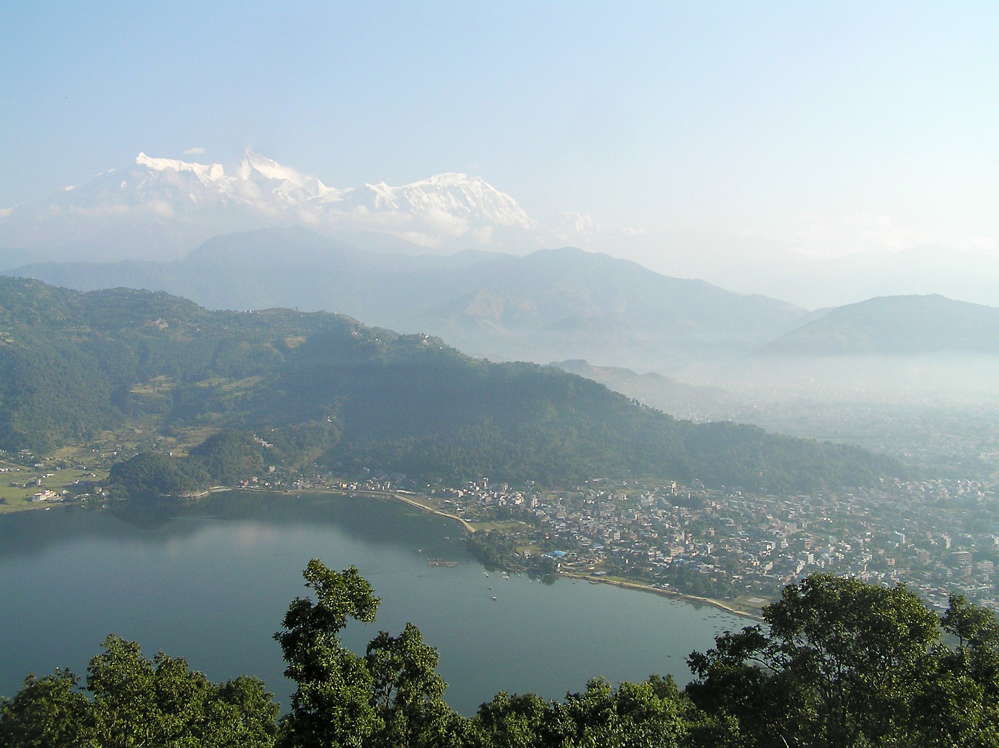 Вид на Покхару.
