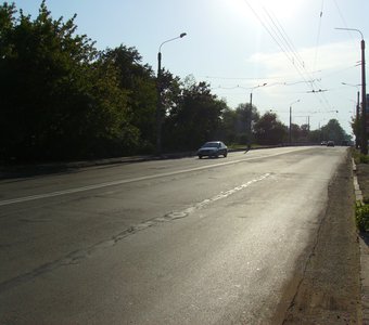 Улица  Тисменицкая  в  Ивано - Франковске