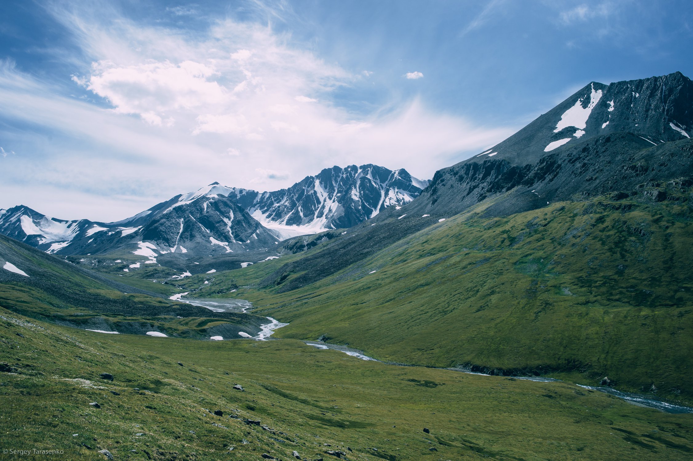 Ледниковые ручьи на Горном Алтае