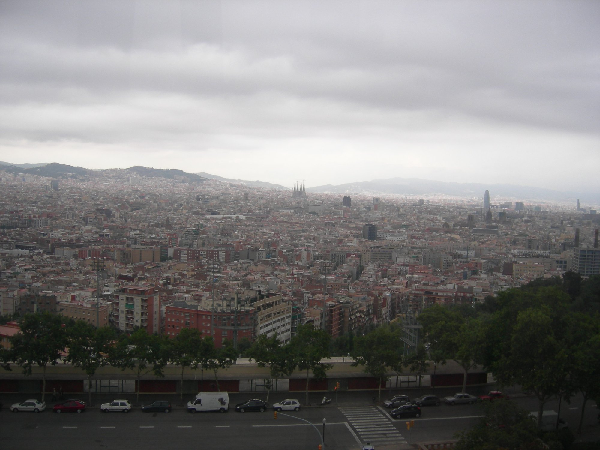Barcelona. Before rain.