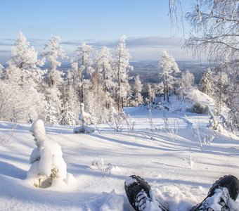 cold monday in the mountains