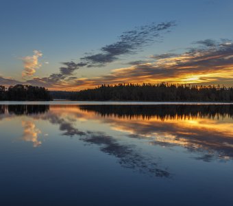 Рассвет на "Святом" озере