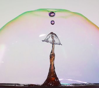 капли в пузыре