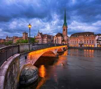 Fraumunster Church in Zurich