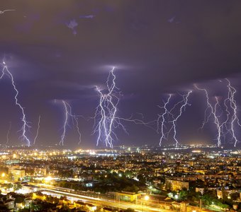 Пловдив, вечером..