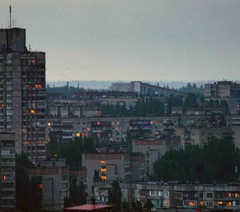 городские джунгли, вид сверху