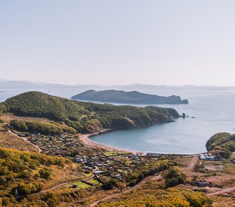 Бухта Мусатова осенью, Приморский край, г. Находка.