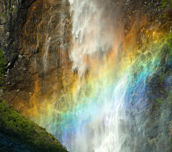 Радуга на водопаде Тудан