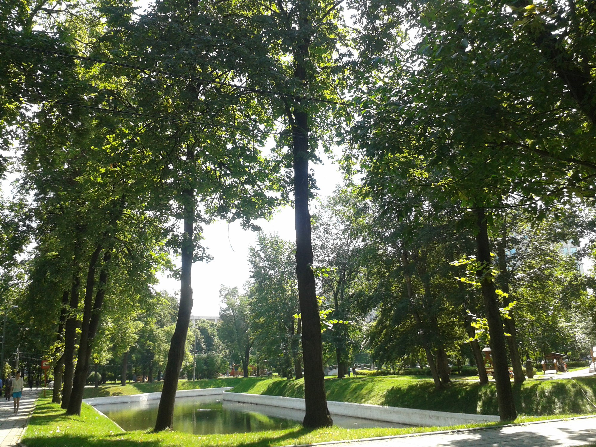 Пруд в парке м. Фрунзенская