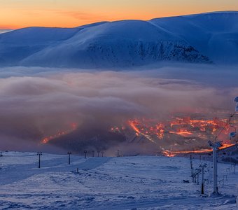 Огни Кировска