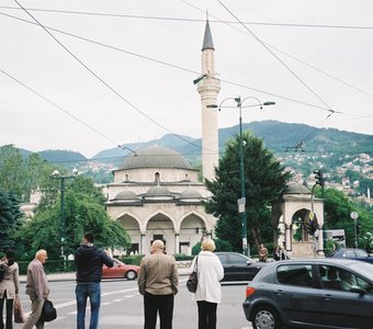 Мечеть и провода