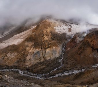 Склоны Мутновского вулкана.