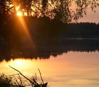 В лучах заката