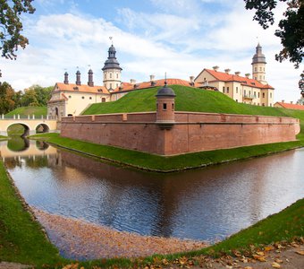 Medieval castle in Nesvizh, Republic of Belarus