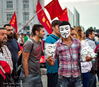 Taksim Square, Istanbul, Turkey, June 2013.