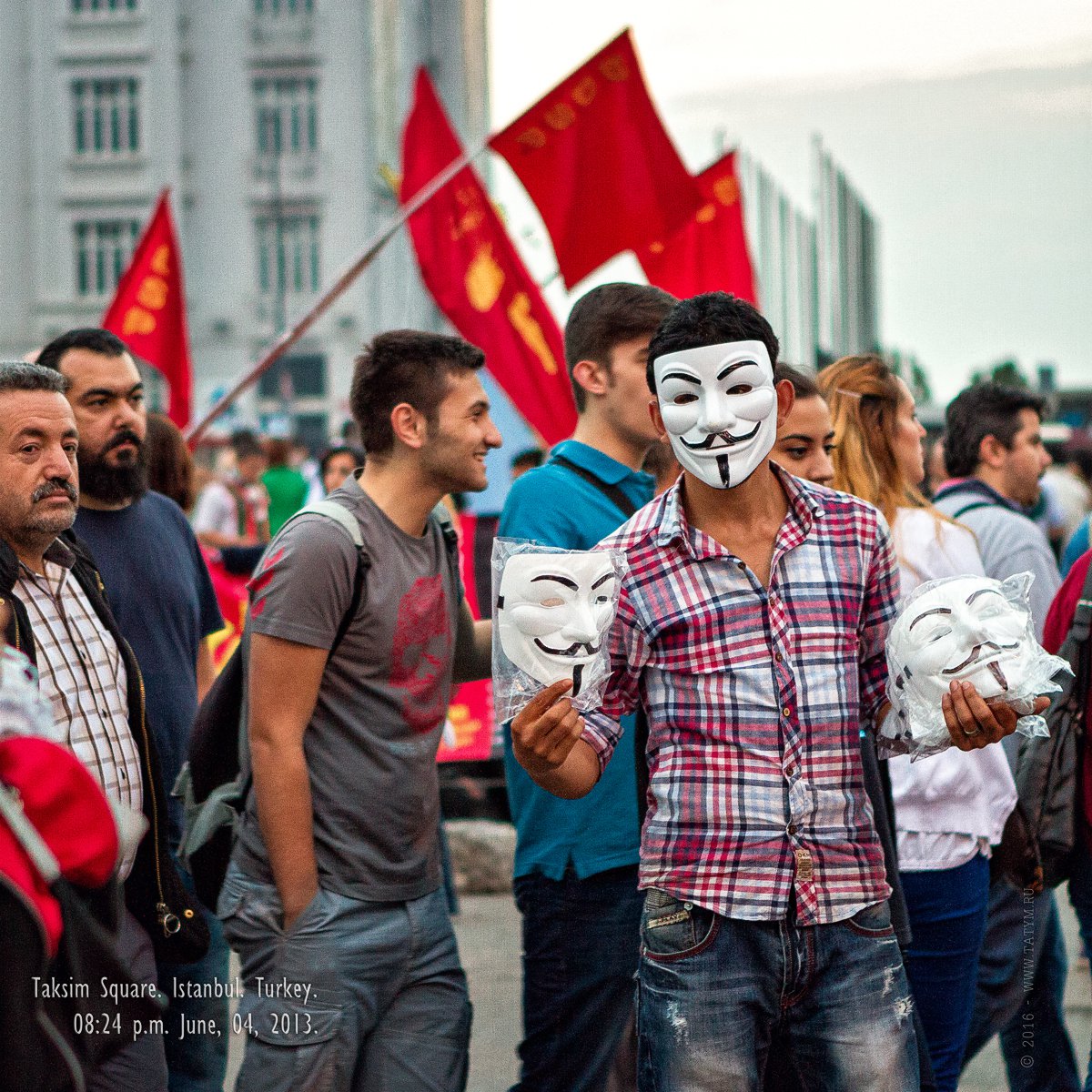Taksim Square, Istanbul, Turkey, June 2013.