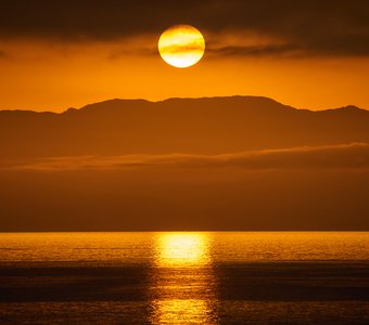 Рассвет на острове Корфу