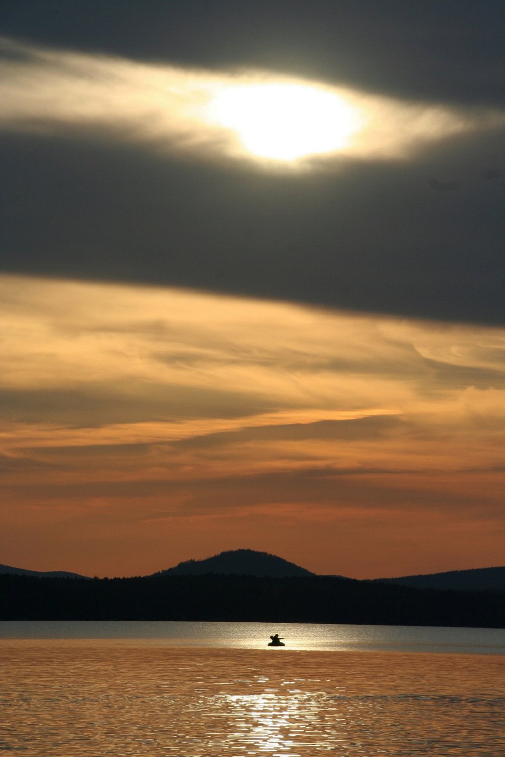 Рыбалка в золоте заката...