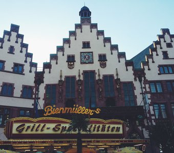 Фасад немецких исторических построек