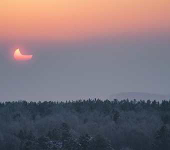 Неполное солнечное затмение (4 января 2011 г.)