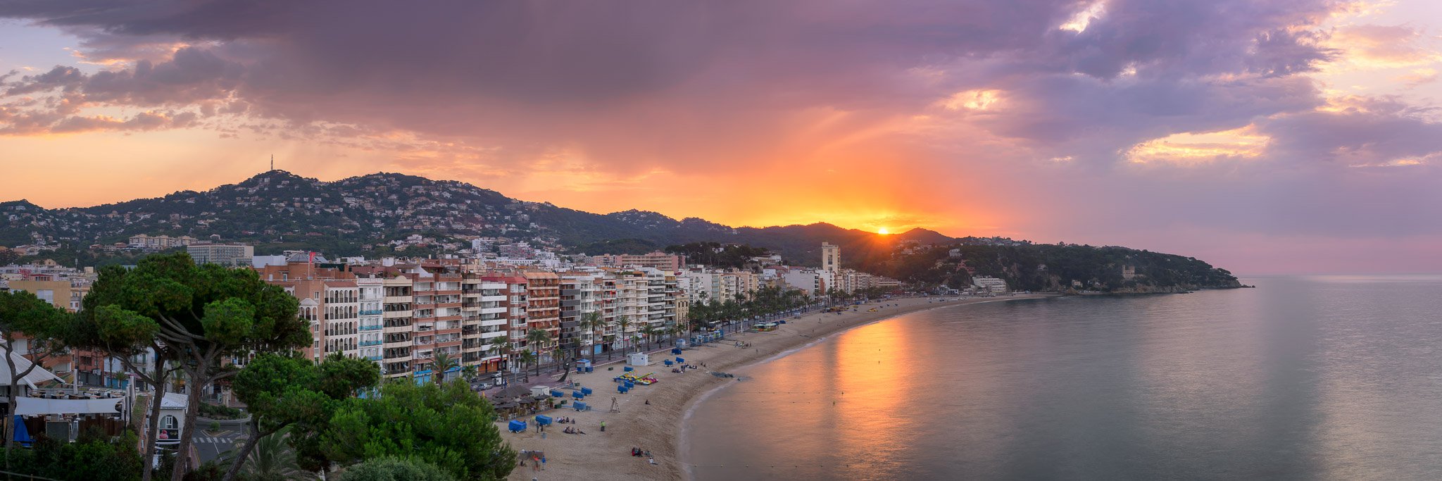 Sunrise in Lloret de Mar