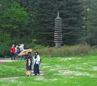 Косплей в японском саду