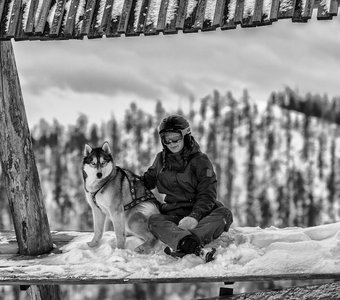 Winter in the mountains