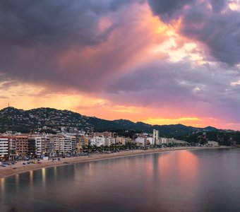 Sunrise in Lloret de Mar