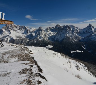 Вид с вершины Tognola