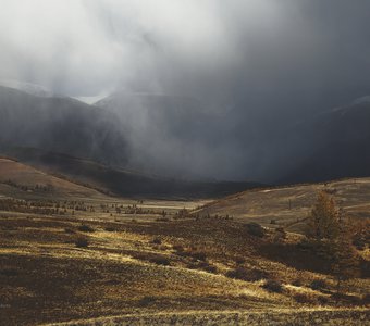 занавес из облаков