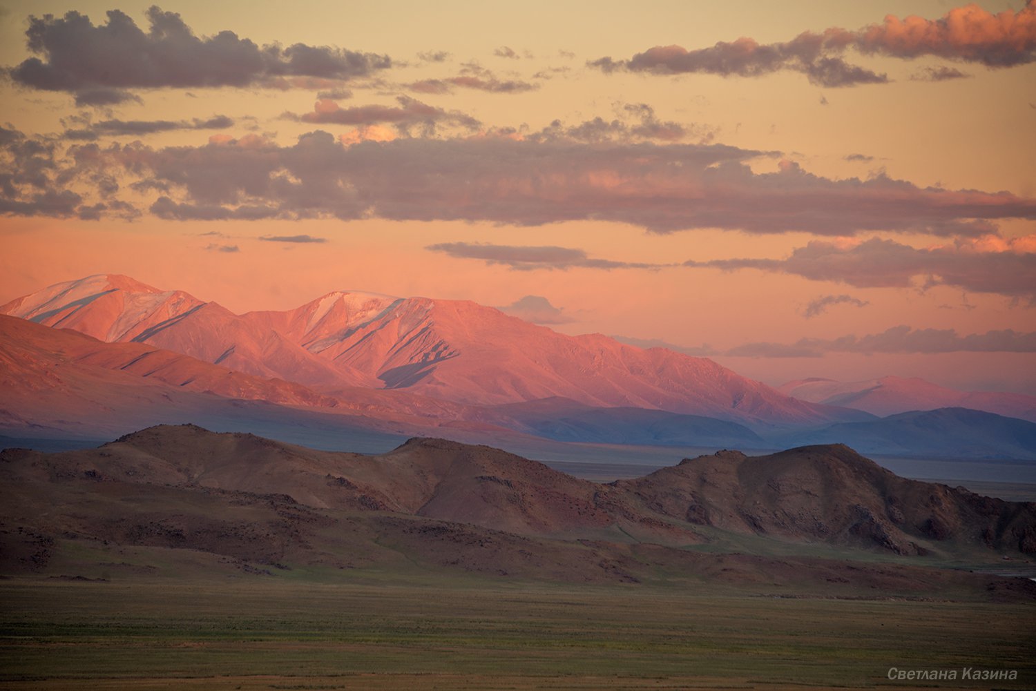 Красные горы Монголии